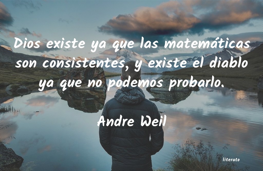 Frases de Andre Weil