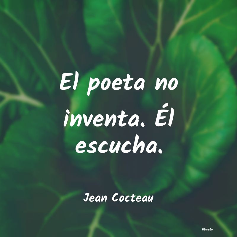 frases de Jean Cocteau