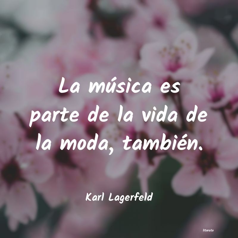 frases de Karl Lagerfeld