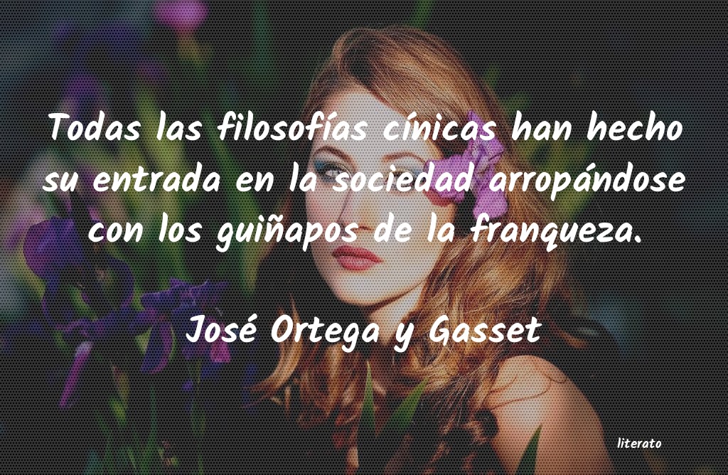 frases de José Ortega y Gasset