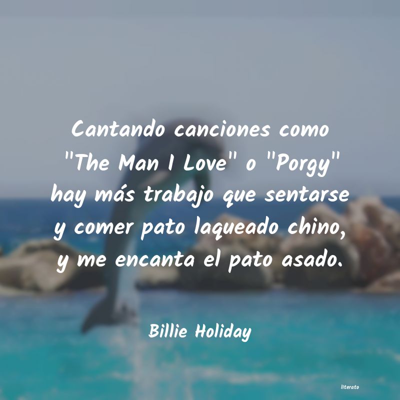 Frases de Billie Holiday