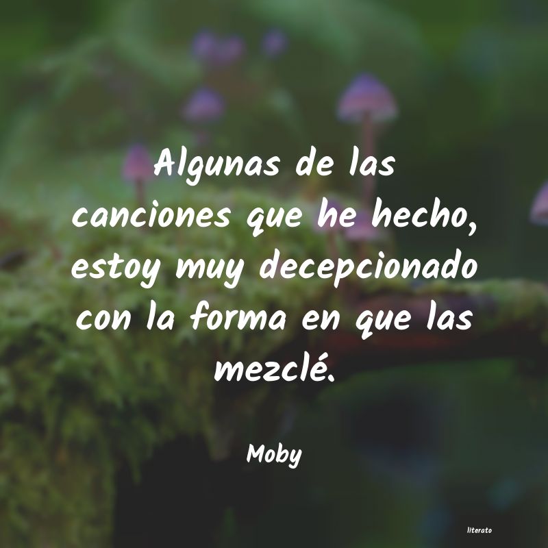 Frases de Moby