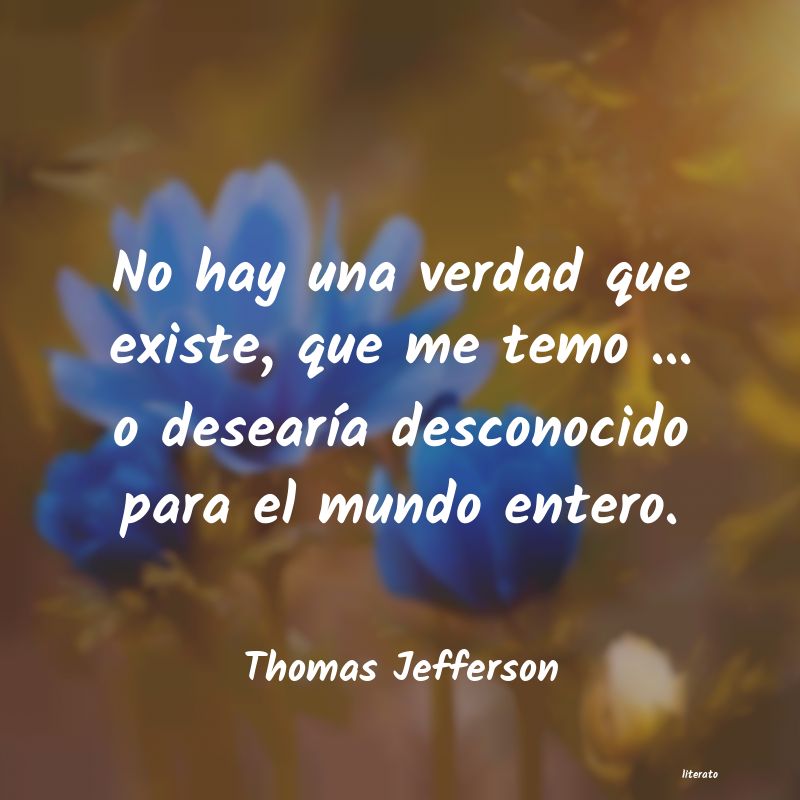 Frases de Thomas Jefferson