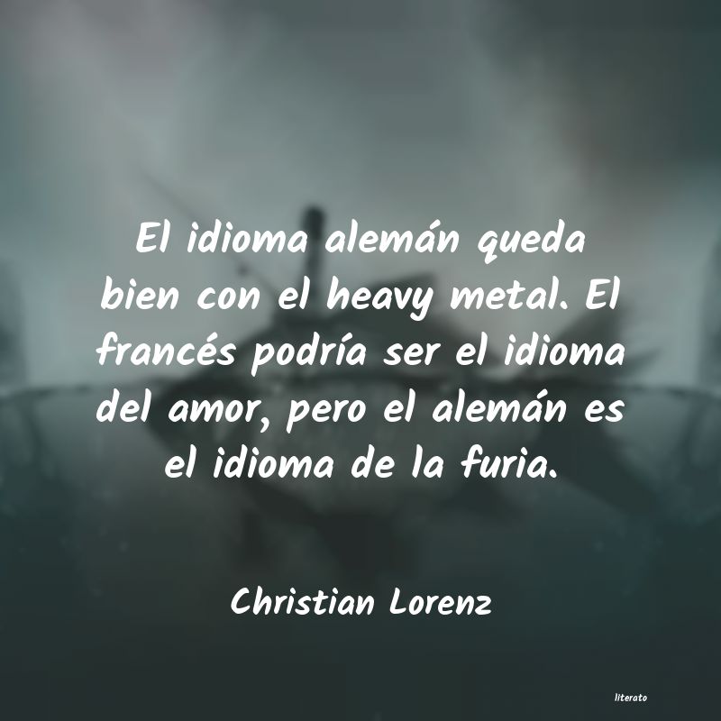 Frases de Christian Lorenz