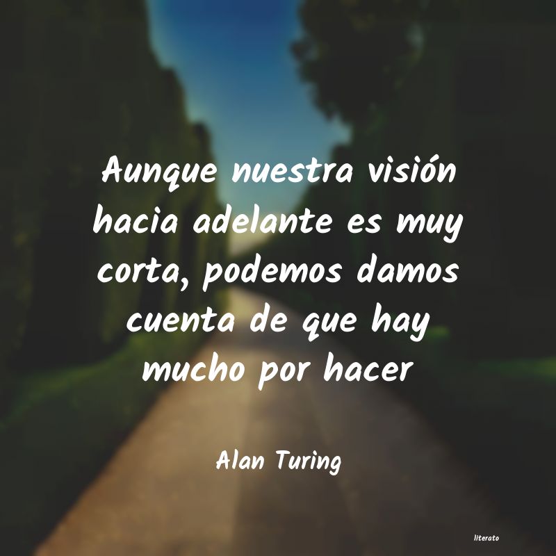 Frases de Alan Turing