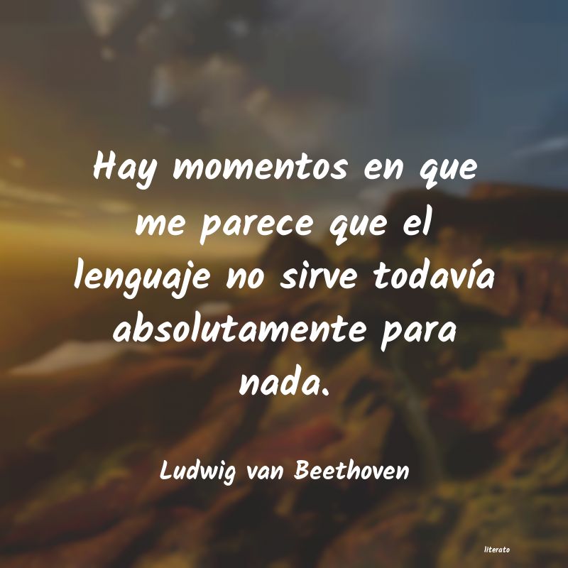 frases de Ludwig van Beethoven