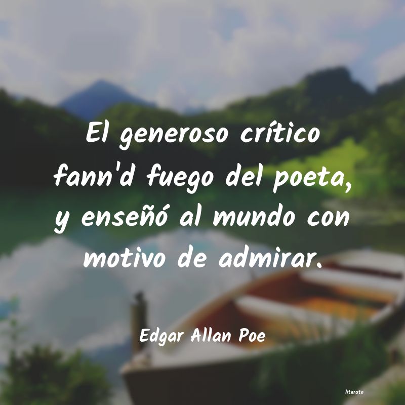 Frases de Edgar Allan Poe