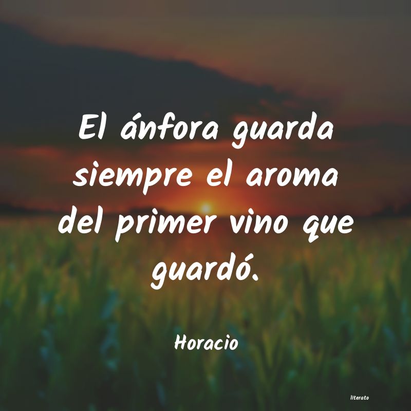 frases de Horacio