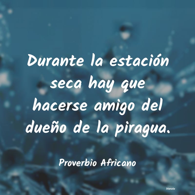 Frases de Proverbio Africano