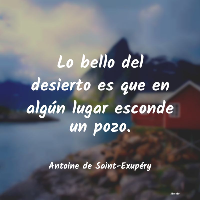 Frases de Antoine de Saint-Exupéry