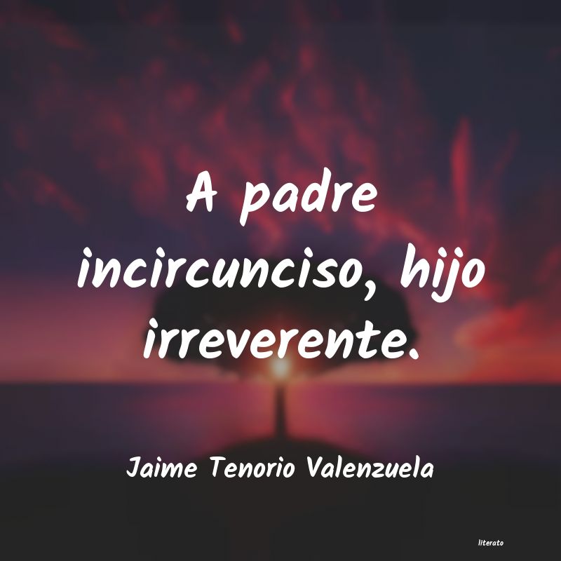 Frases de Jaime Tenorio Valenzuela