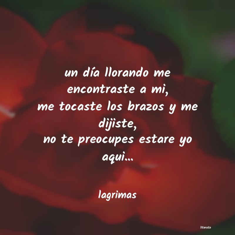 Frases de lagrimas