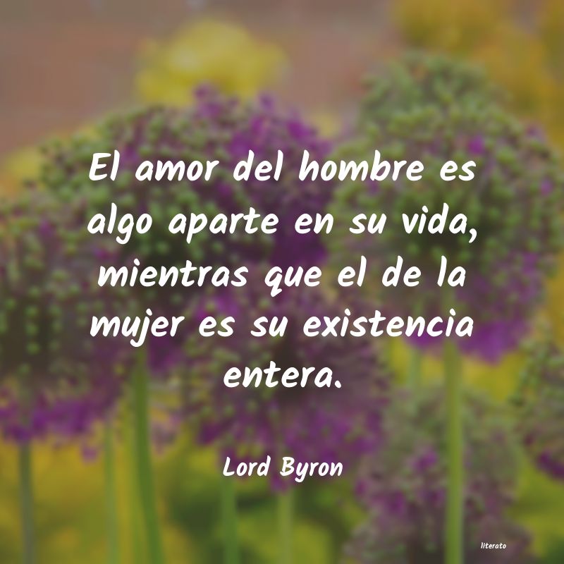 frases de Lord Byron