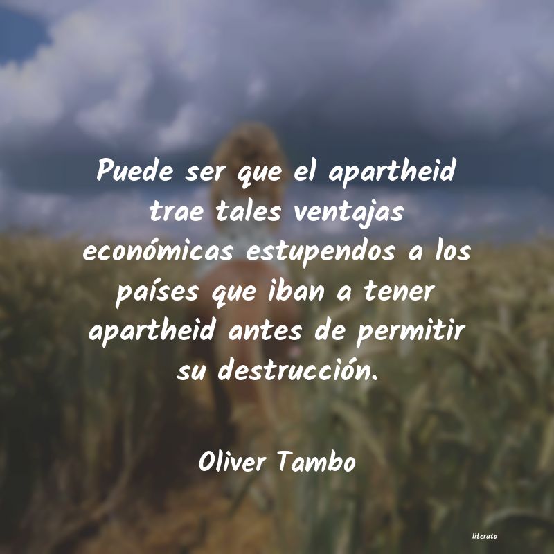 Frases de Oliver Tambo