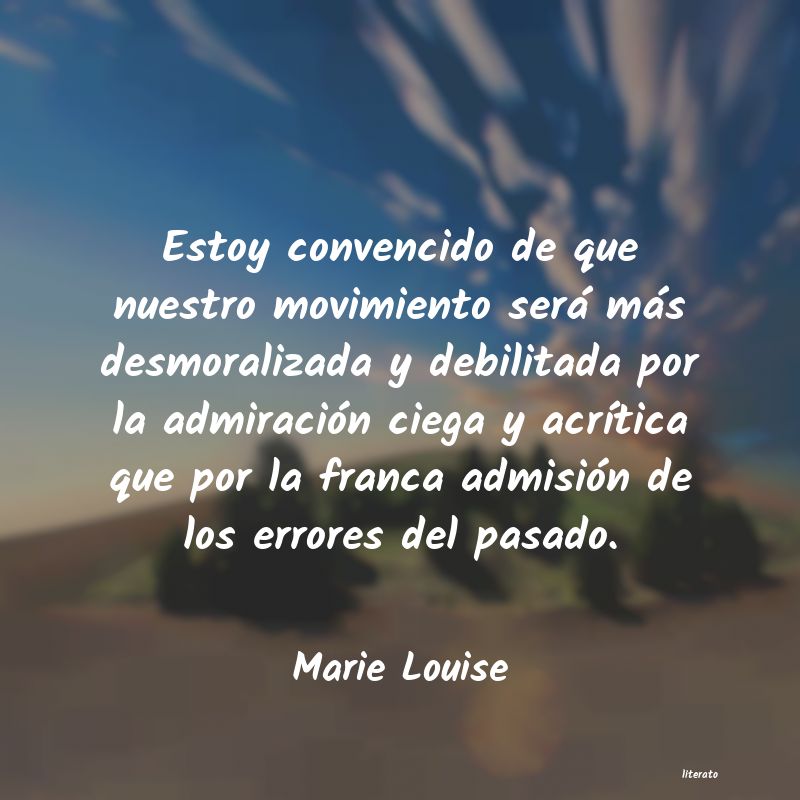 frases de Marie Louise