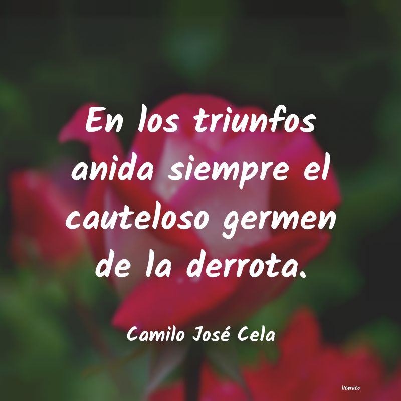 Frases de Camilo José Cela