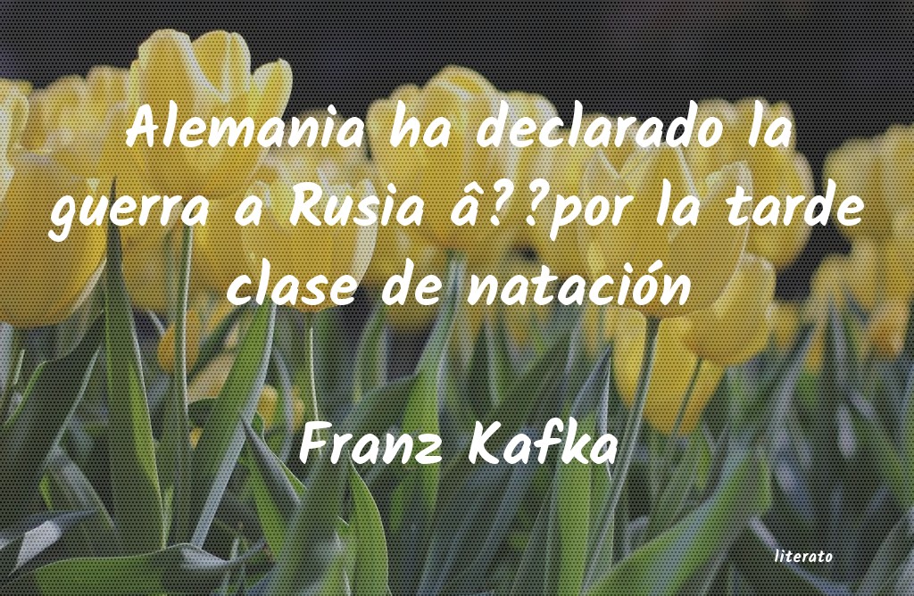 frases de Franz Kafka