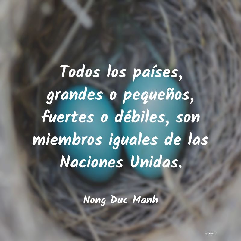 Frases de Nong Duc Manh