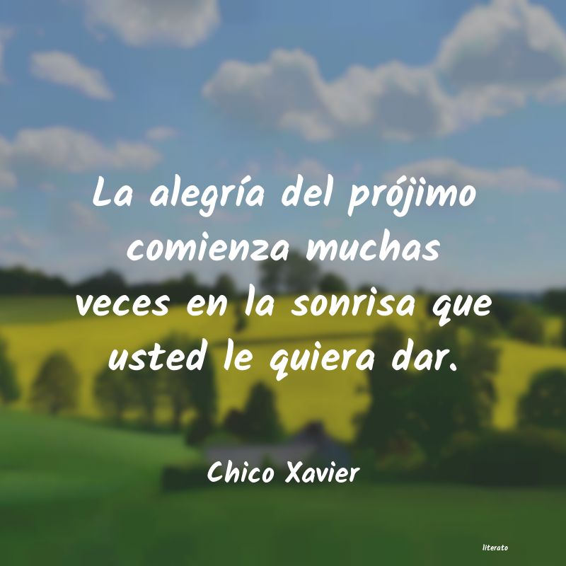 frases de Chico Xavier