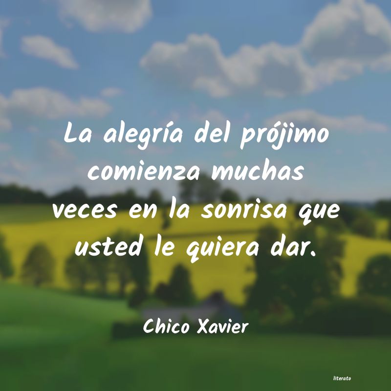 Frases de Chico Xavier