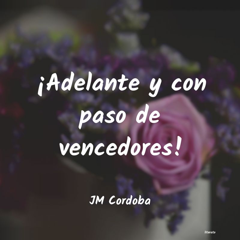 Frases de JM Cordoba