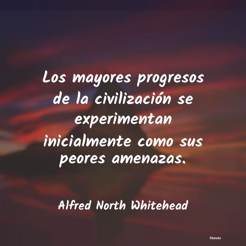 frases de Alfred North Whitehead