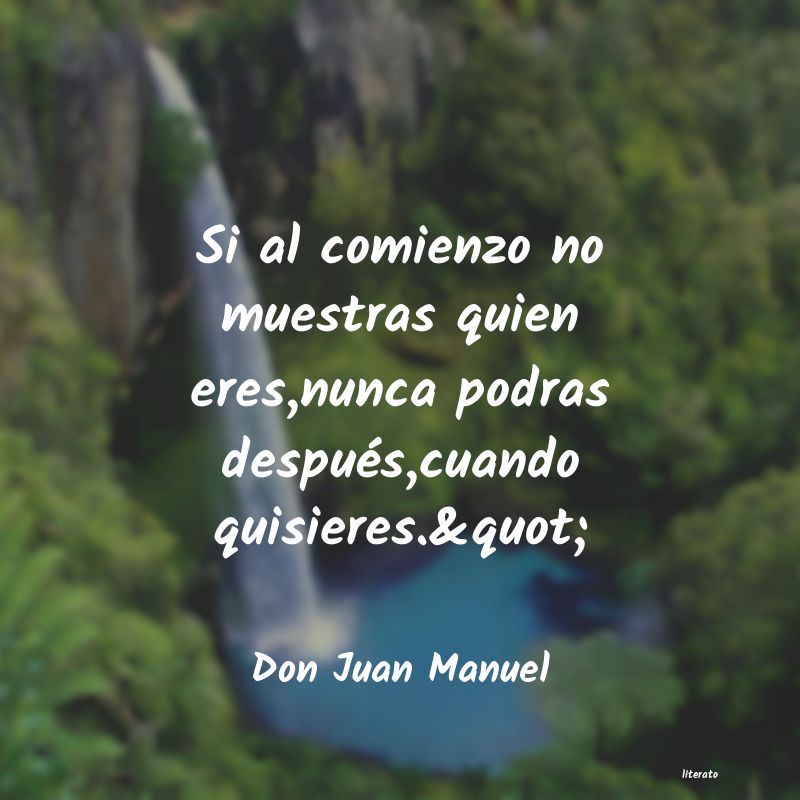 dime con quien andas y te dire quien eres