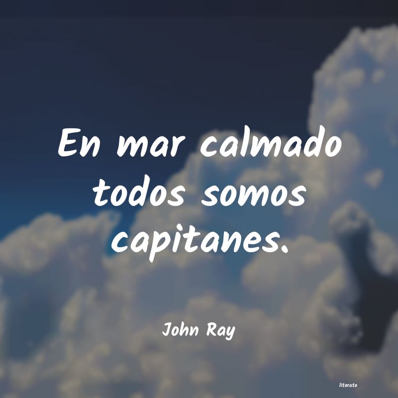 Frases de John Ray