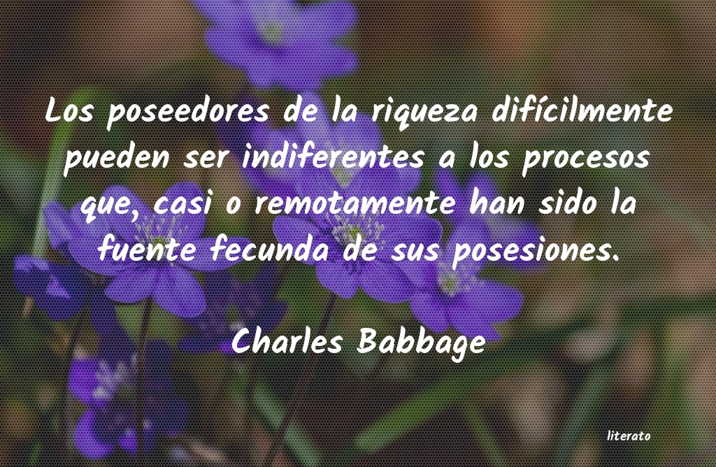 Frases de Charles Babbage