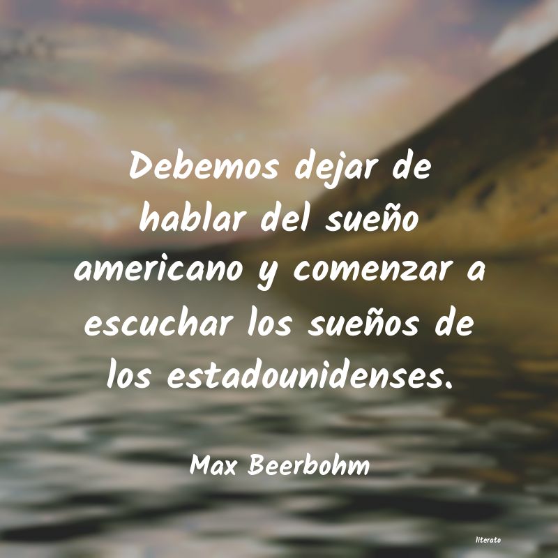 Frases de Max Beerbohm