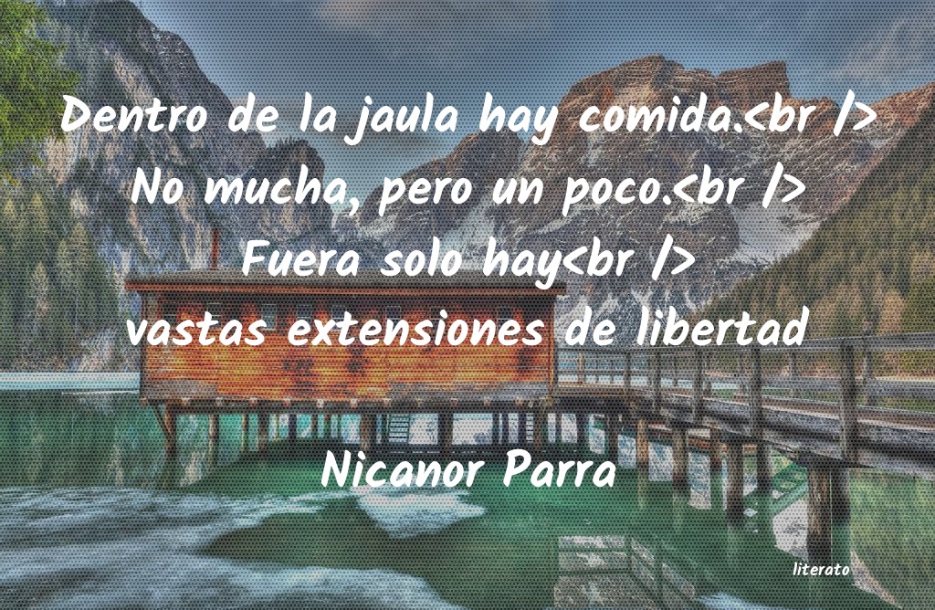 frases de Nicanor Parra