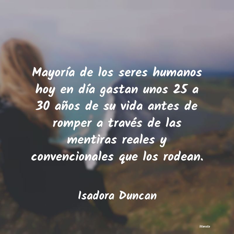 frases de Isadora Duncan