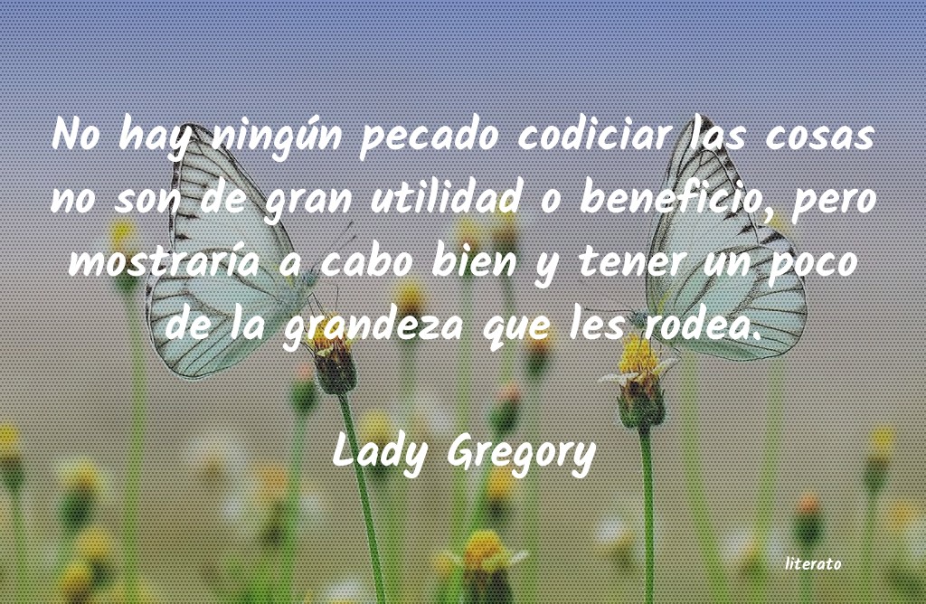frases de Lady Gregory
