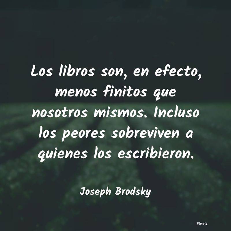 frases de Joseph Brodsky