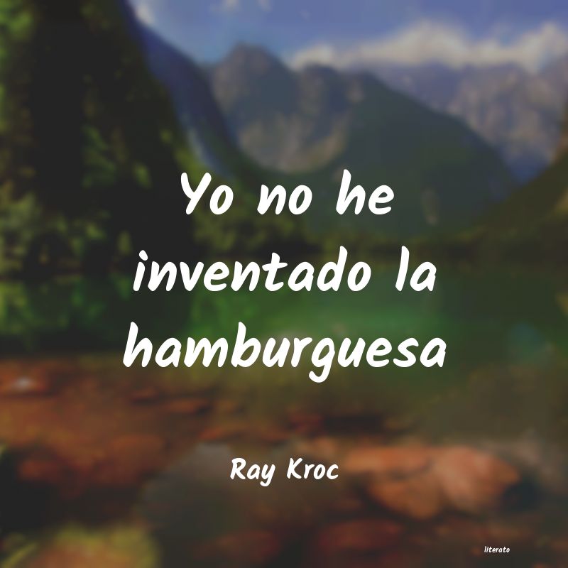 frases de Ray Kroc
