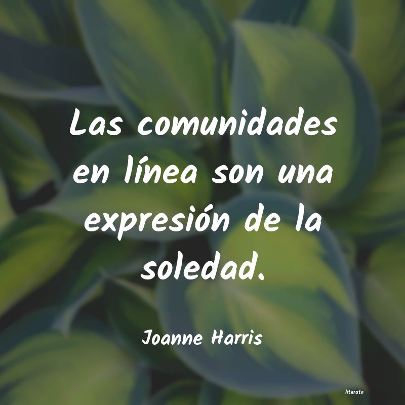 Frases de Joanne Harris