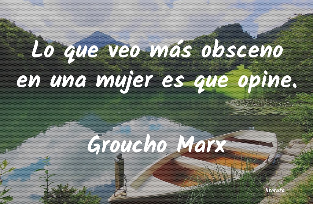 frases de Groucho Marx