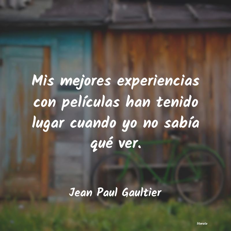 frases de Jean Paul Gaultier