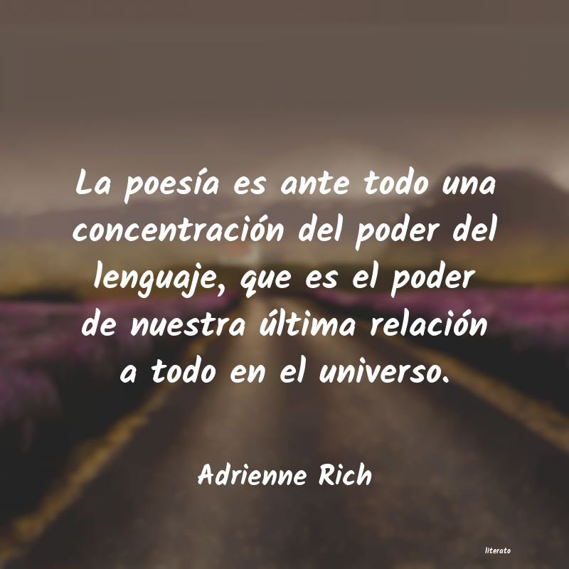 Frases de Adrienne Rich
