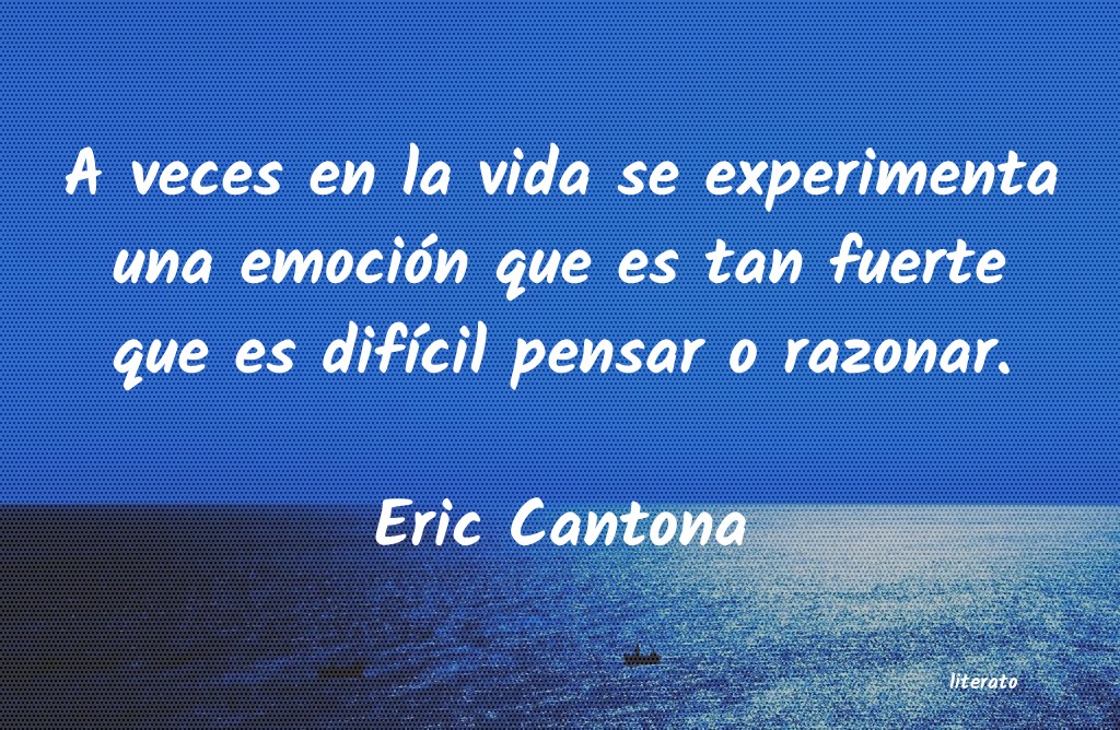 frases de Eric Cantona