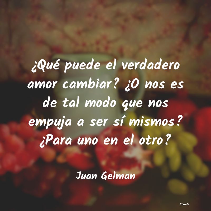 frases de Juan Gelman
