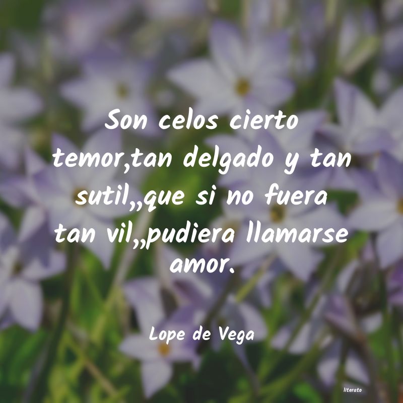frases de Lope de Vega