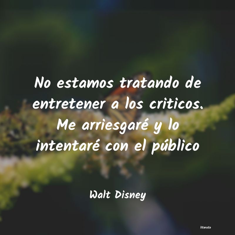 Frases de Walt Disney