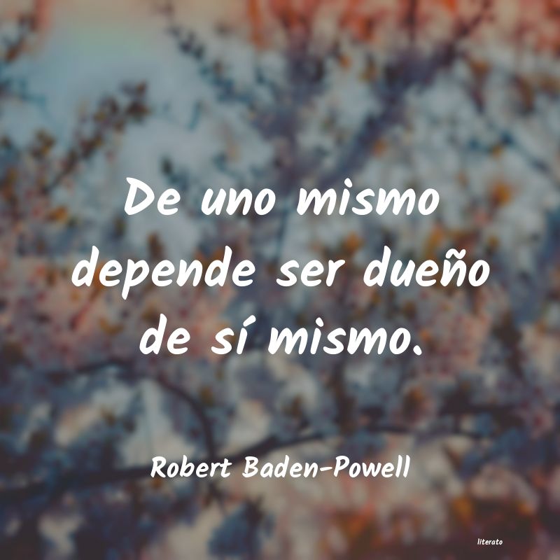 frases de Robert Baden-Powell