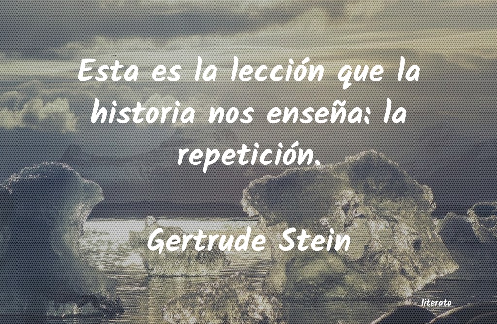 frases de Gertrude Stein