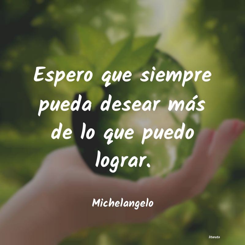 Frases de Michelangelo