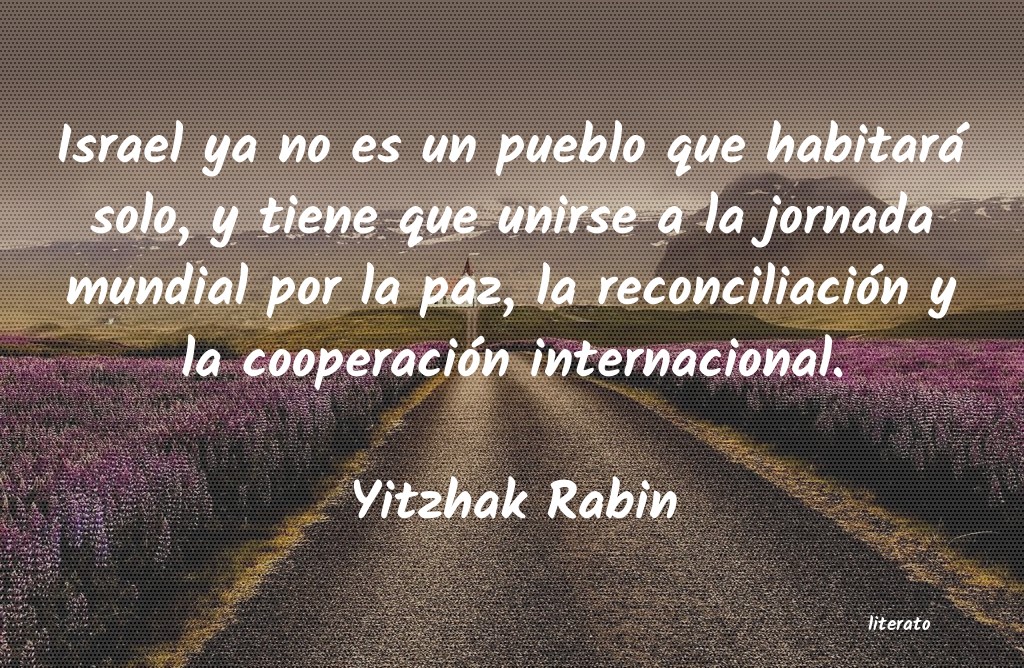 Frases de Yitzhak Rabin