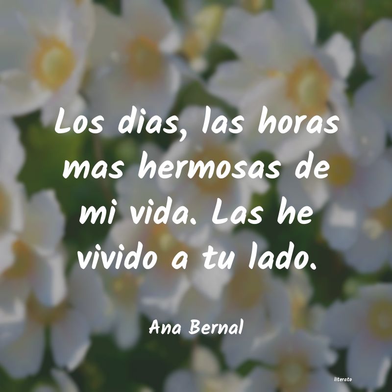 Frases de Ana Bernal