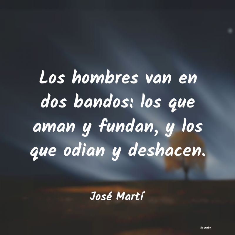 Frases de José Martí