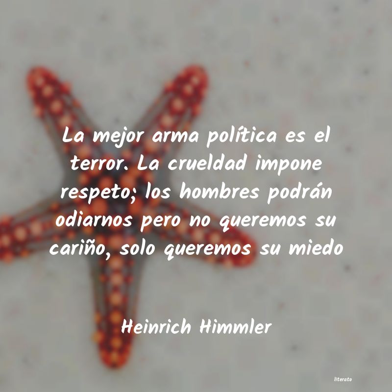 Frases de Heinrich Himmler